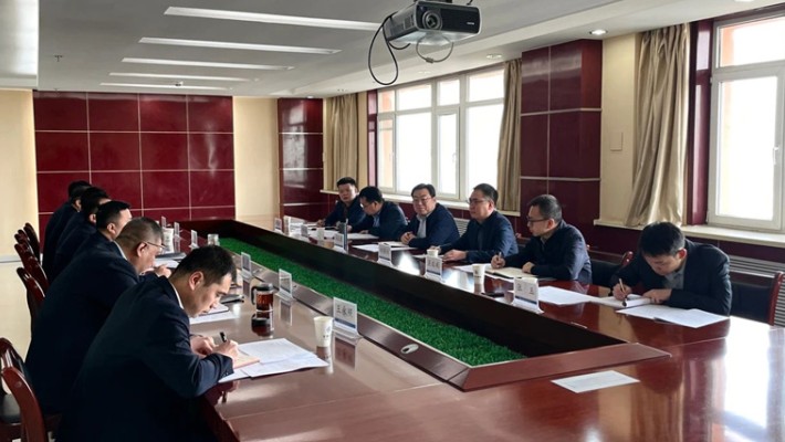 集團公司副總經理李文恩一行調研甘肅建投裝備公司